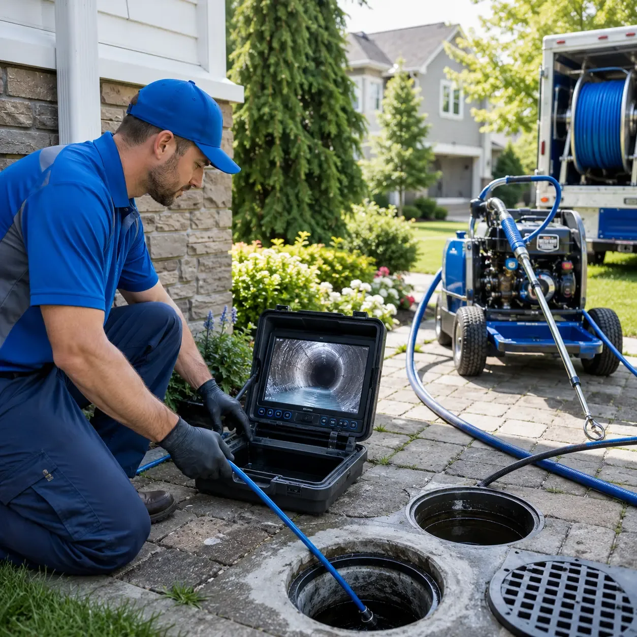 Outdoor drain cleaning professionals serving Caputa, SD